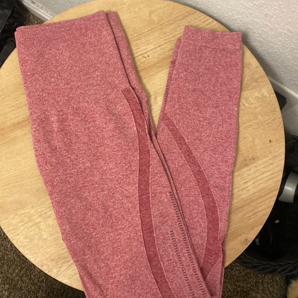 Red leggings